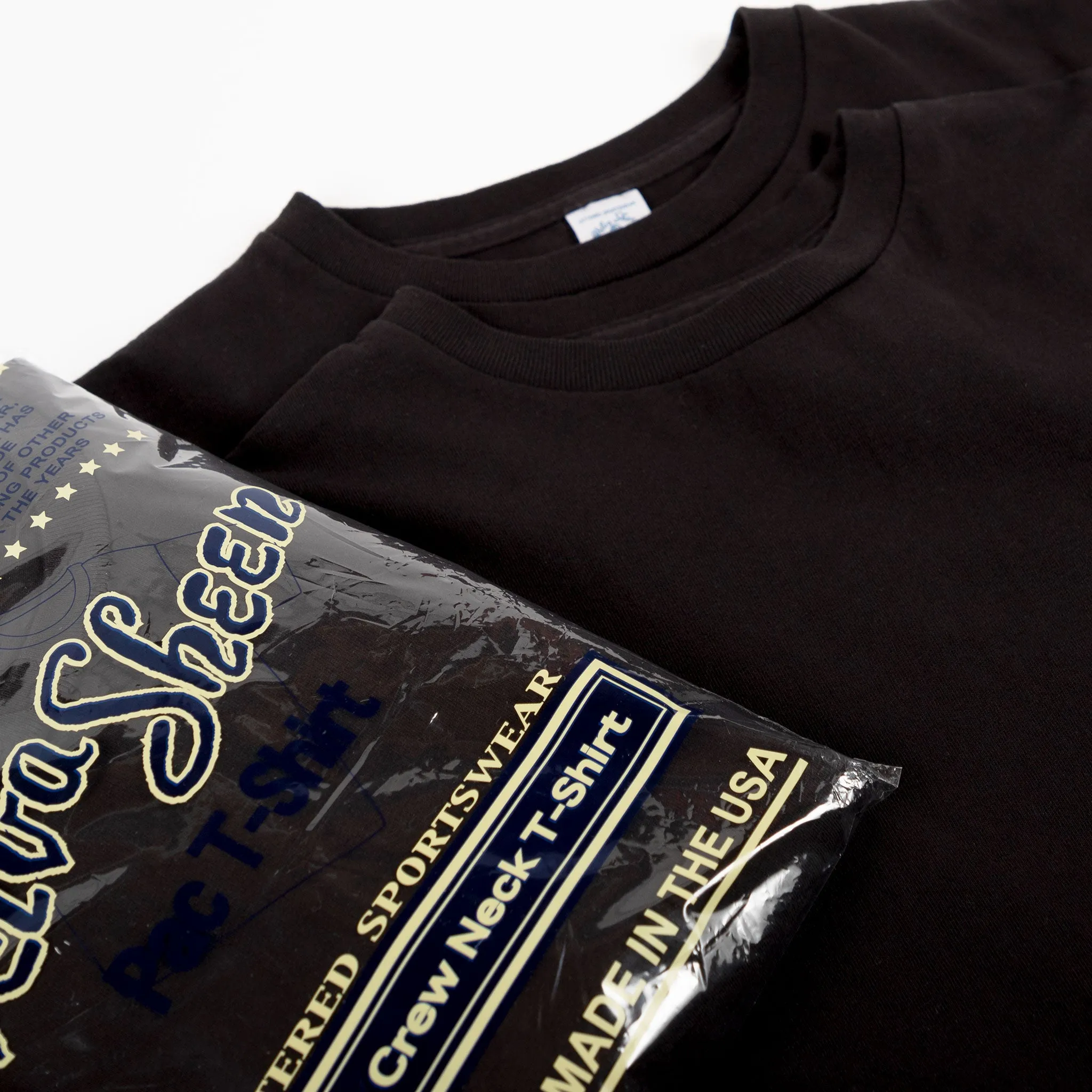 2 Pack Crewneck Tee - Black/Black