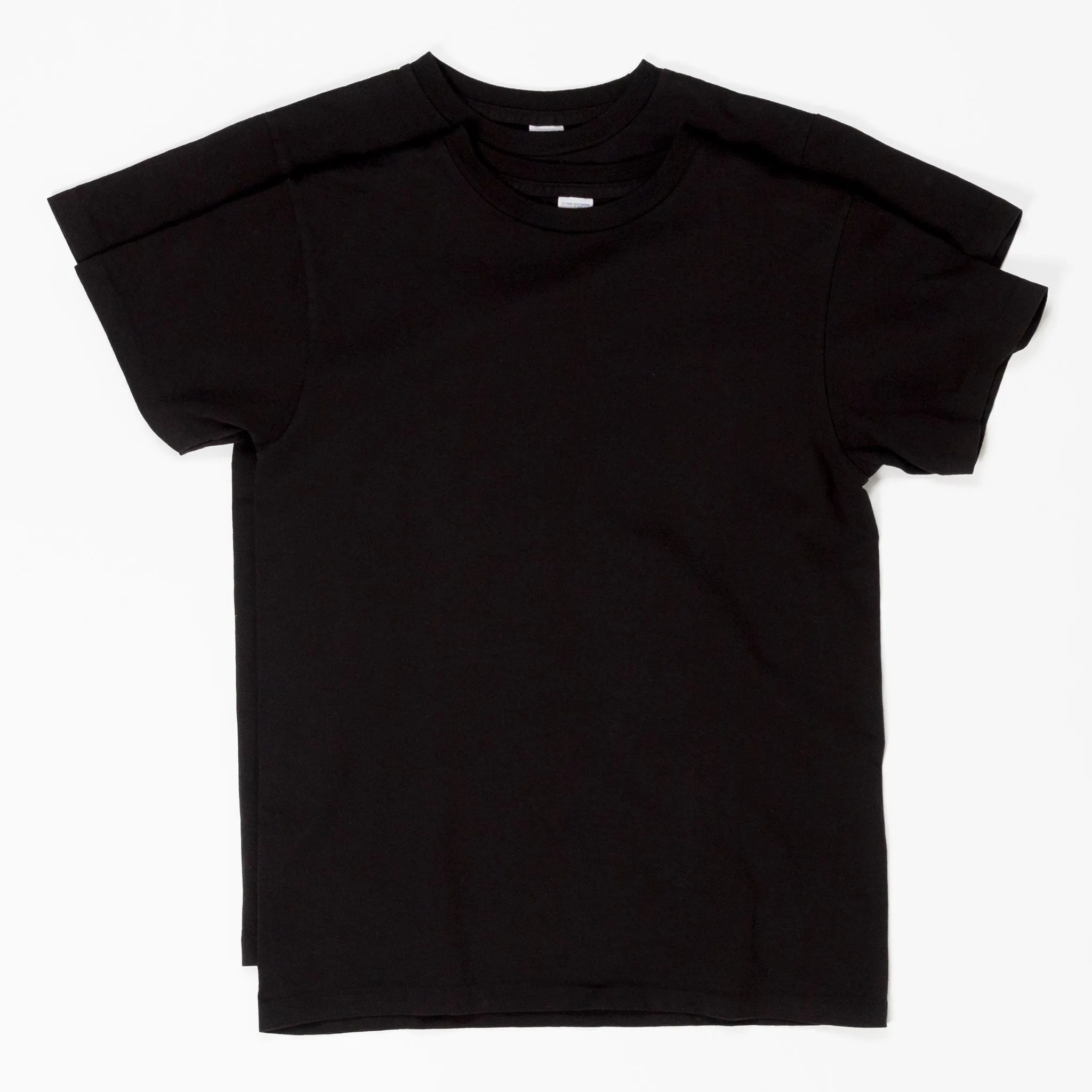 2 Pack Crewneck Tee - Black/Black