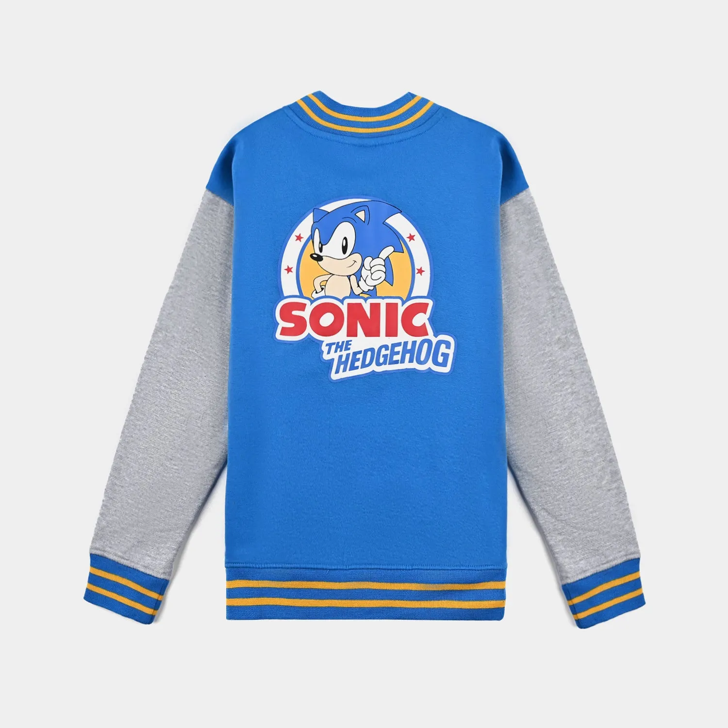 Boys Fleece Jacket The Hedgehog-Blue