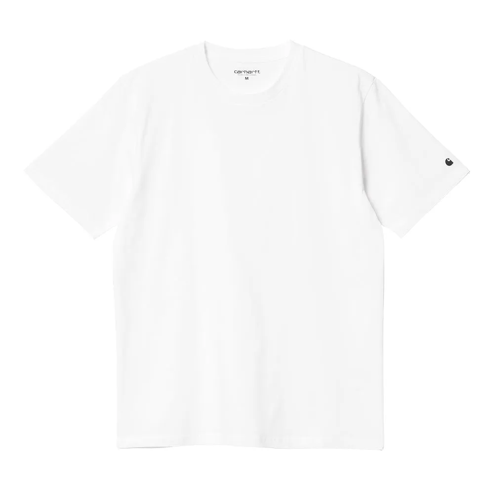 CARHARTT WIP S/S BASE T-SHIRT // WHITE/BLACK