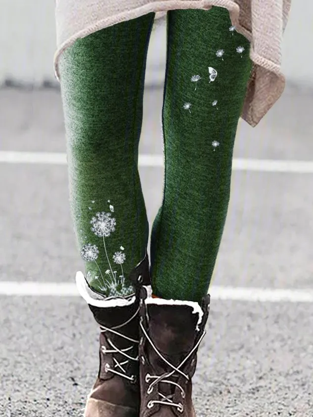 Chicmy-thick warm leggings Casual Cotton Leggings