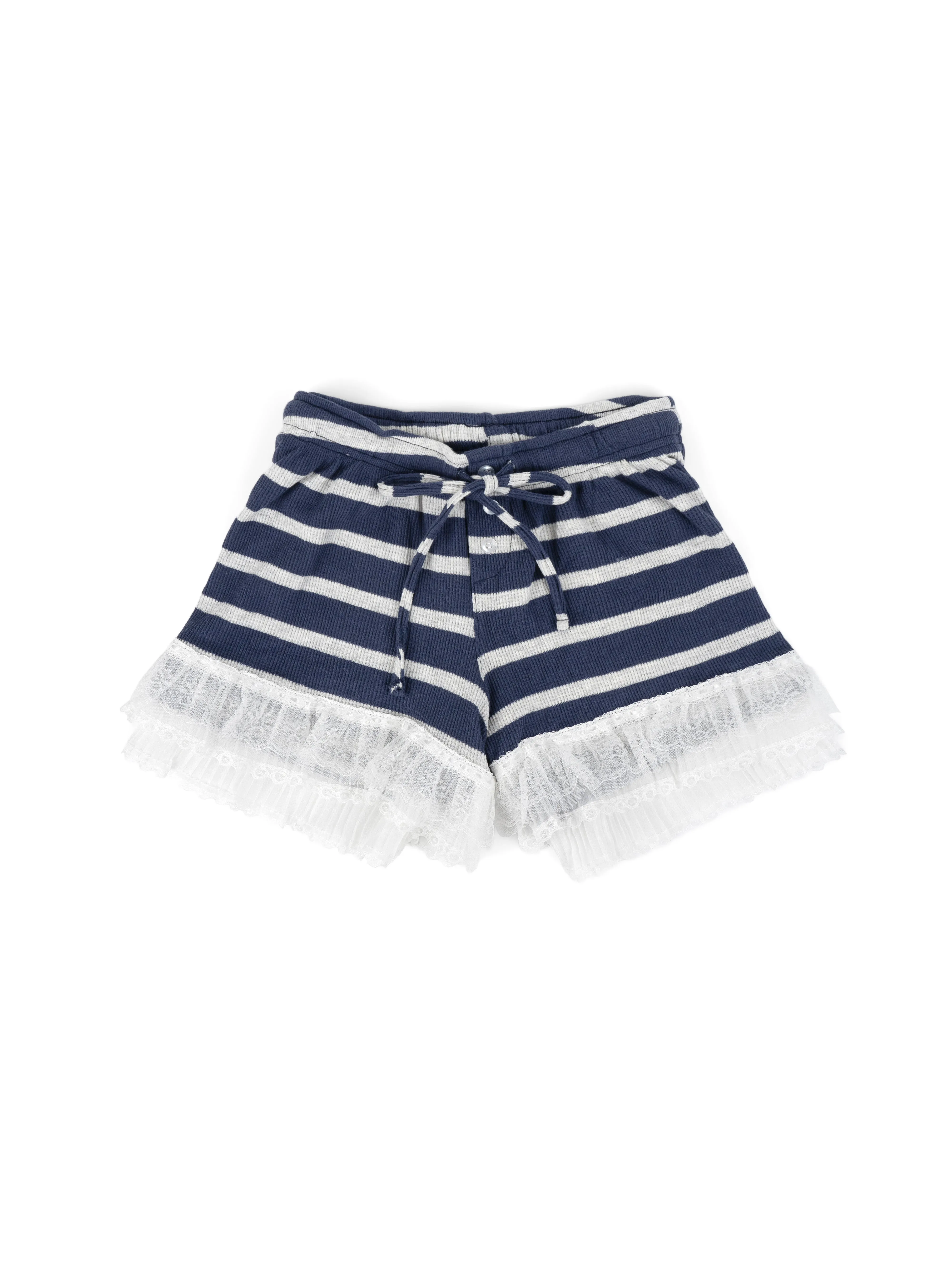 [EM] AEIOU Lace Shorts Collection BLUE WHITE