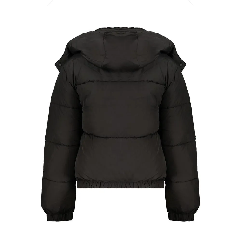 Fila Black Polyester Women Jacket