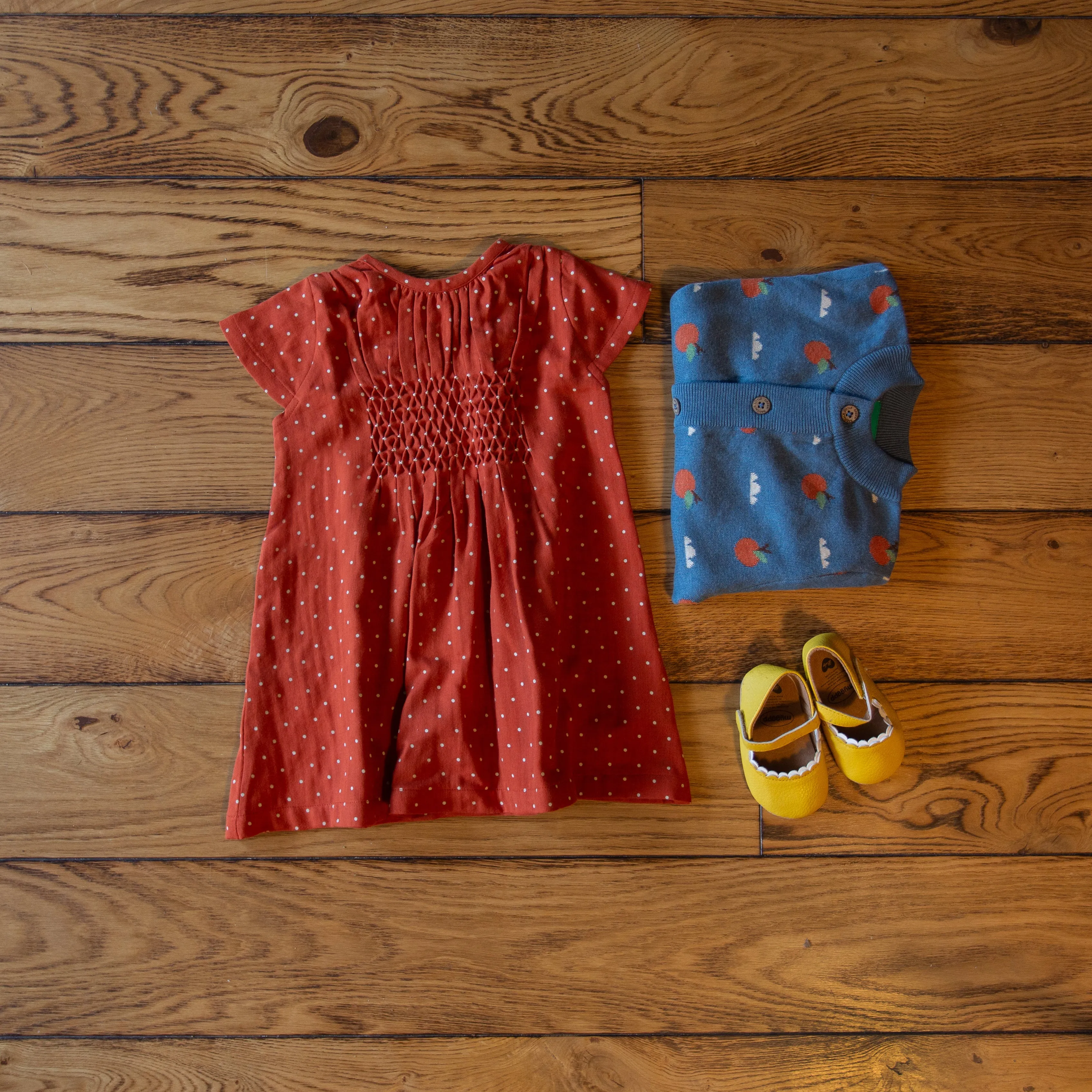 From One To Another Orange Days Knitted Cardigan