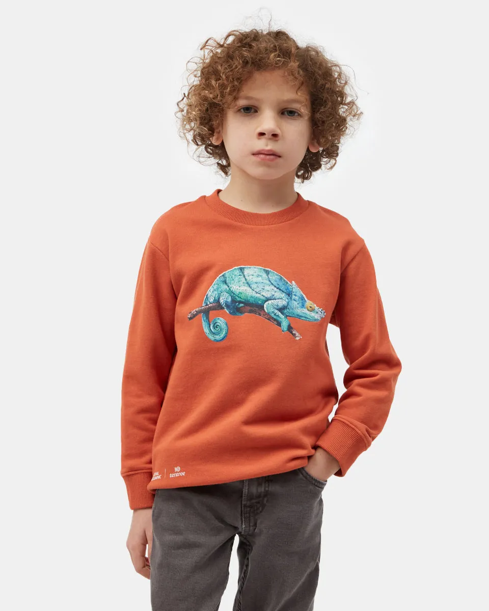 Kids National Geographic Chameleon Crew Neck