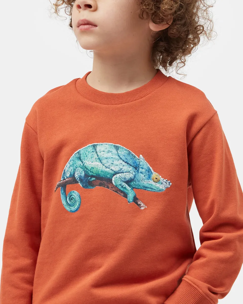 Kids National Geographic Chameleon Crew Neck