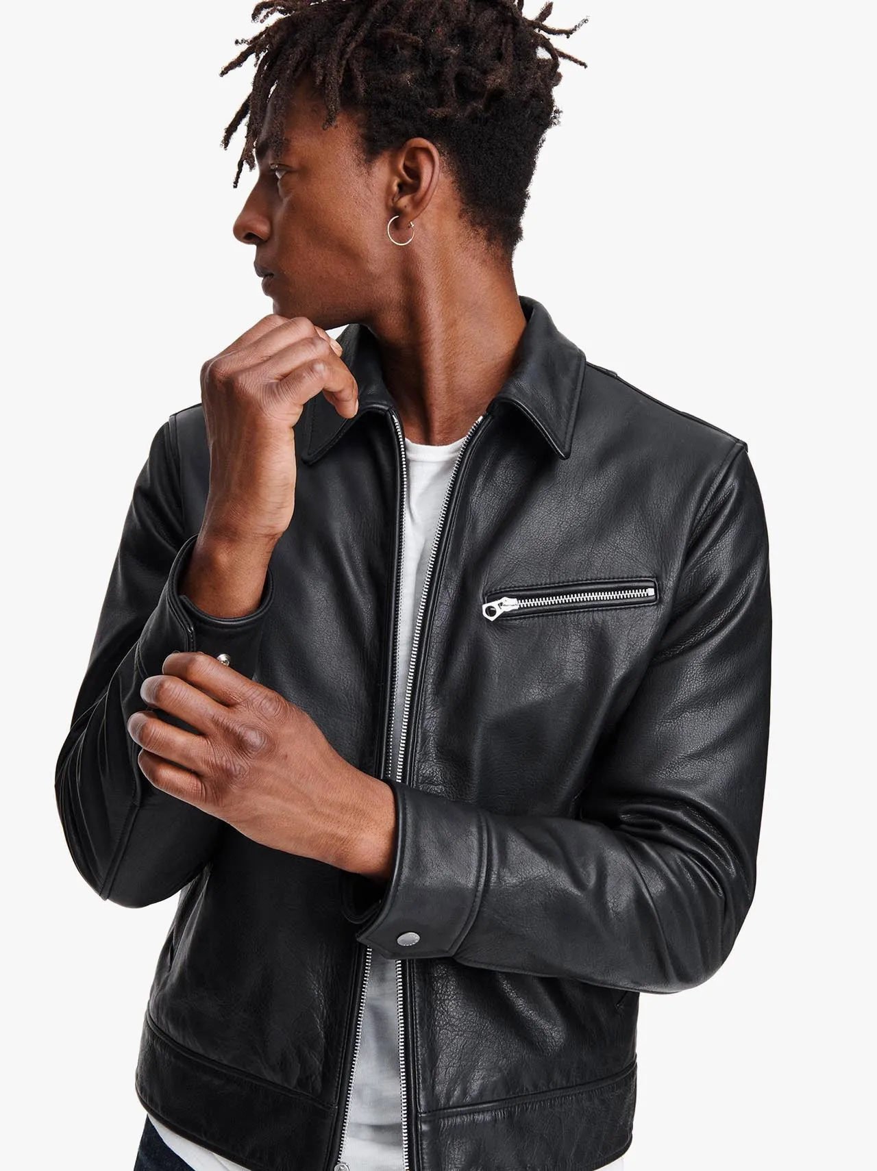 Leather Garage Jacket