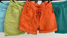 Lisbon Magic Short Shorts - Tangerine