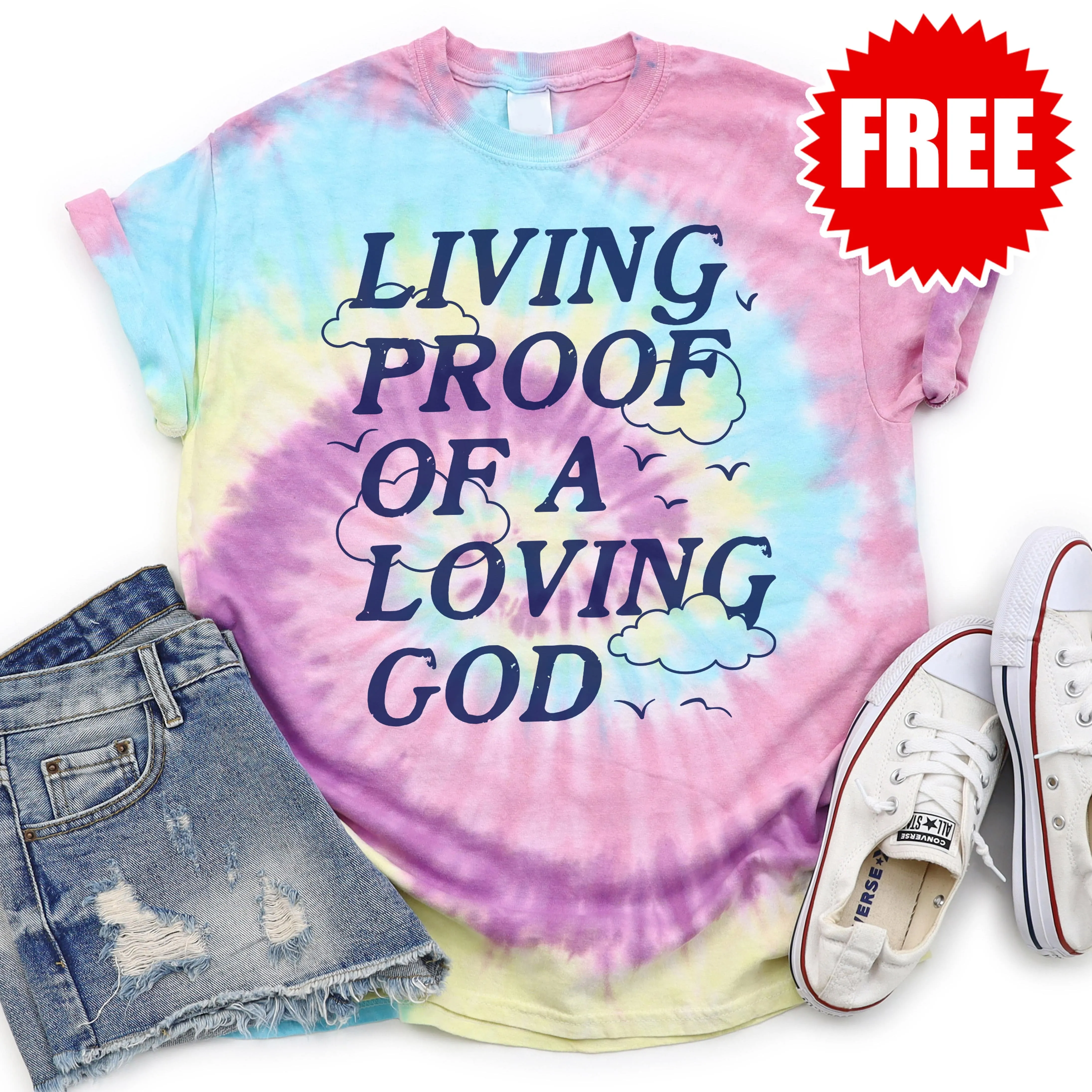 Living Proof Tie Dye Tee - F