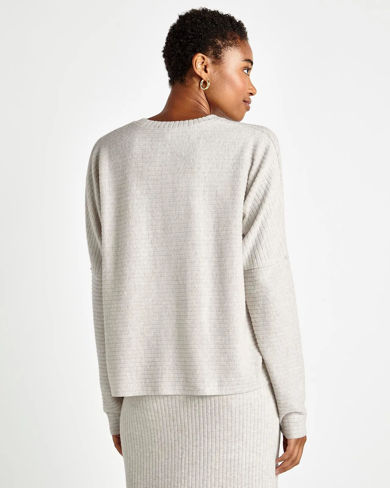 London Rib Long Sleeve Top