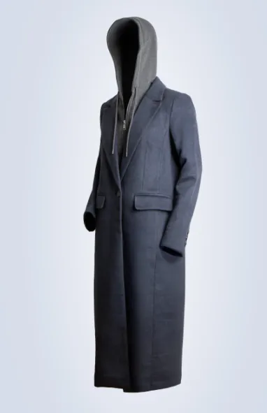 LONG COAT W DICKIE NAVY