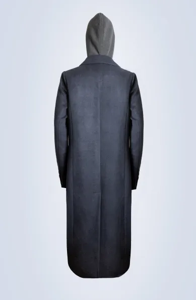 LONG COAT W DICKIE NAVY