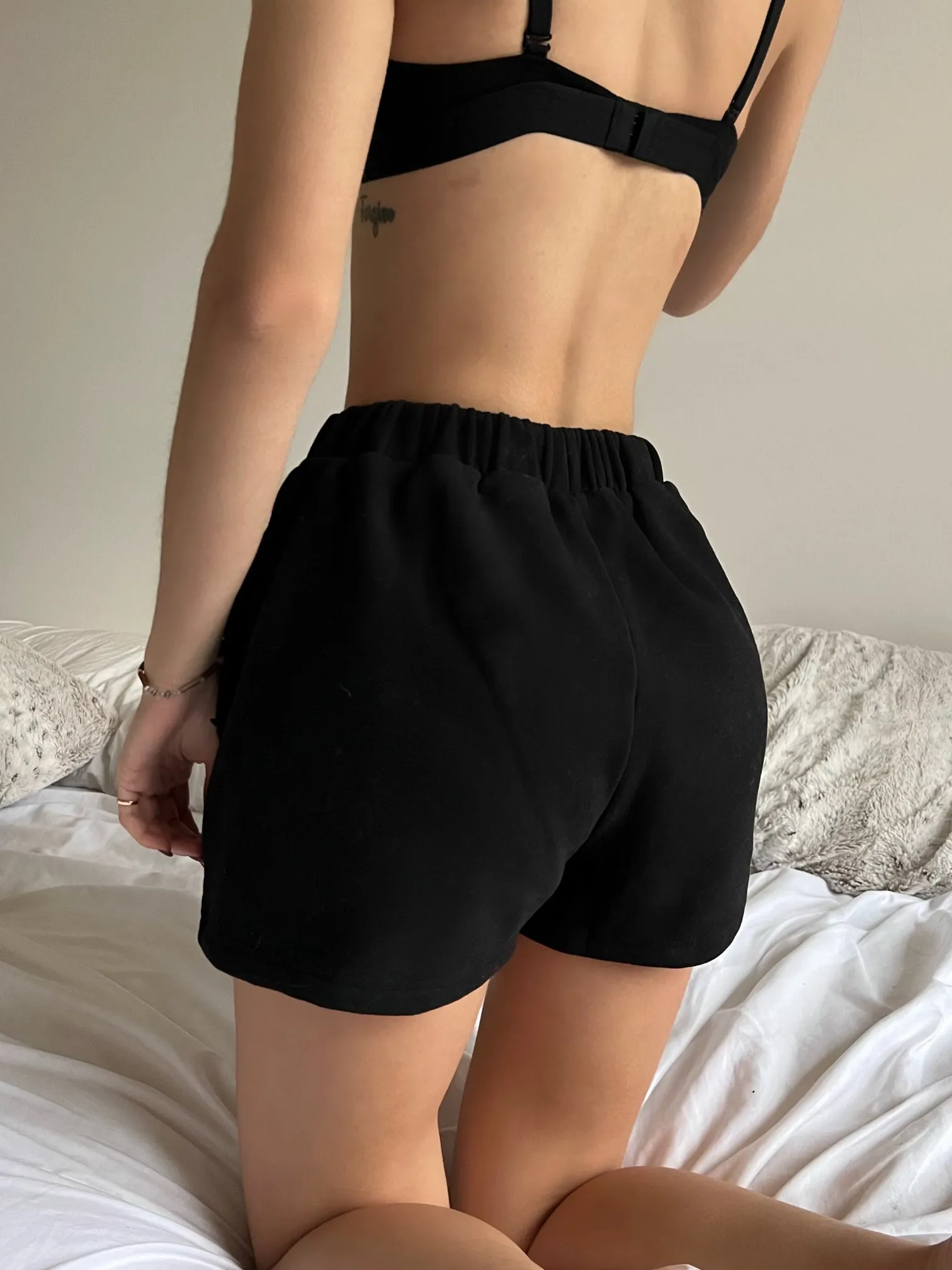 Midnight Black Comfy Shorts