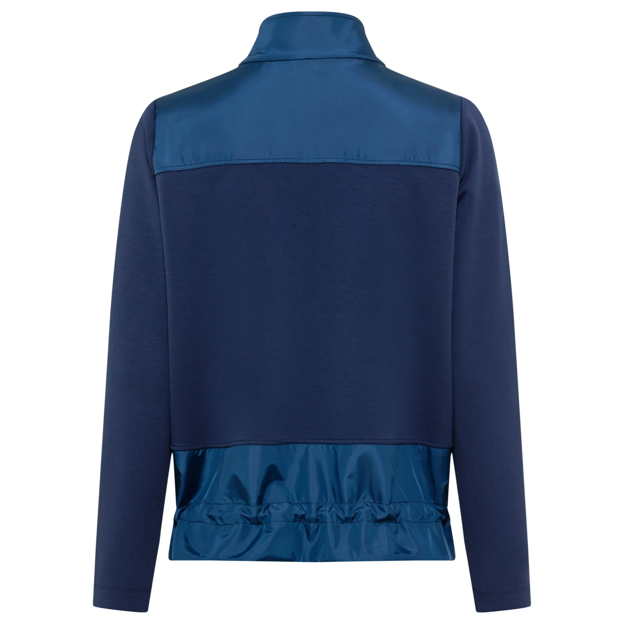 Olsen Jersey jacket with stand-up collar in Cora Fit