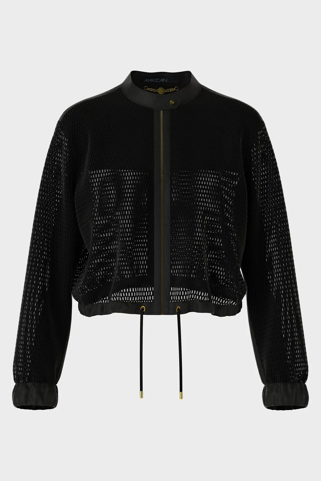 Ourika Gardens Sporty Jacket in Mesh Black