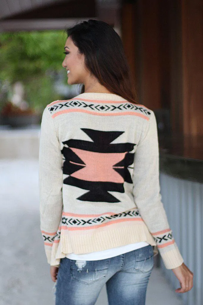 Peach Cardigan