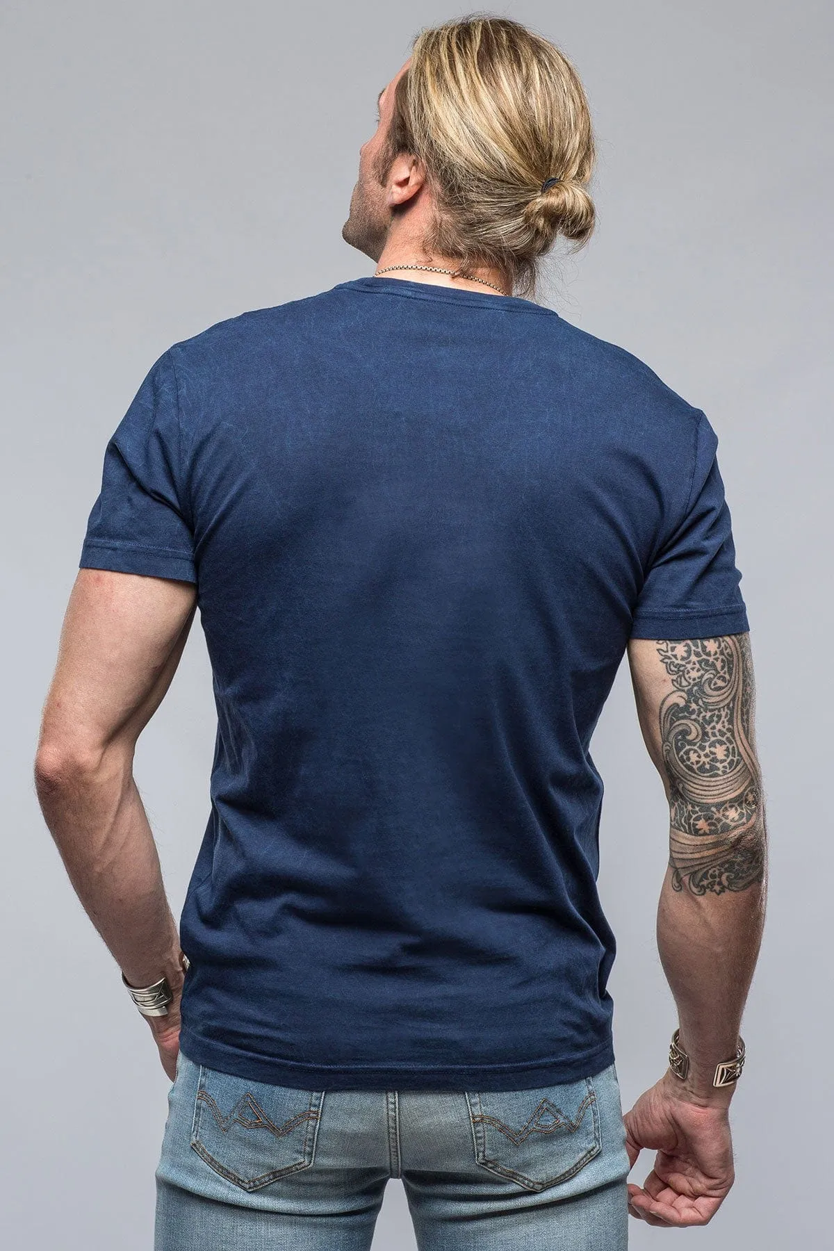 Pismo Cotton Tee In Indigo