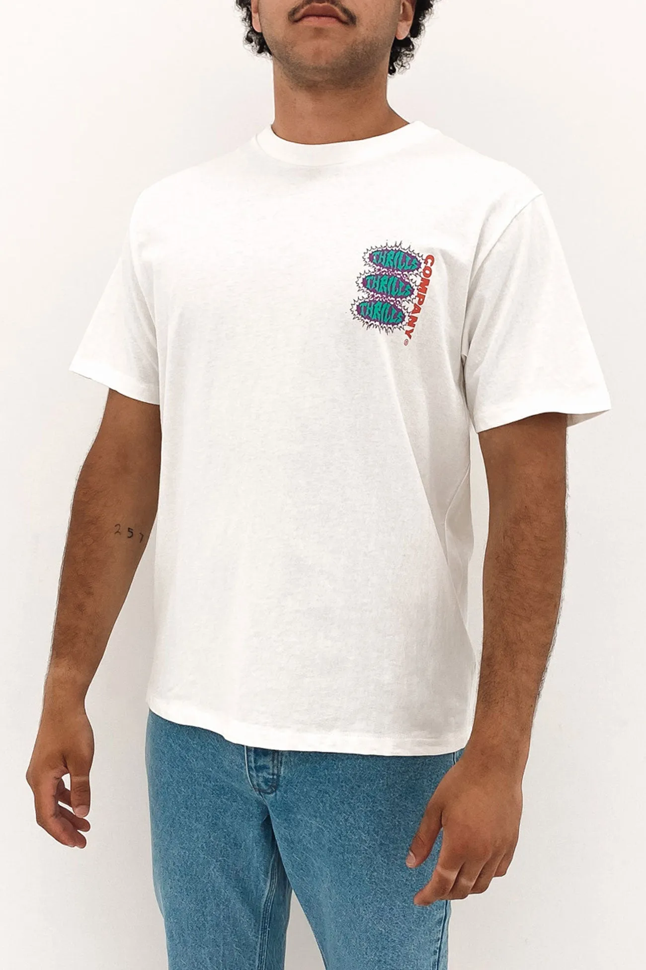 Plasma Dream Merch Fit Tee Dirty White