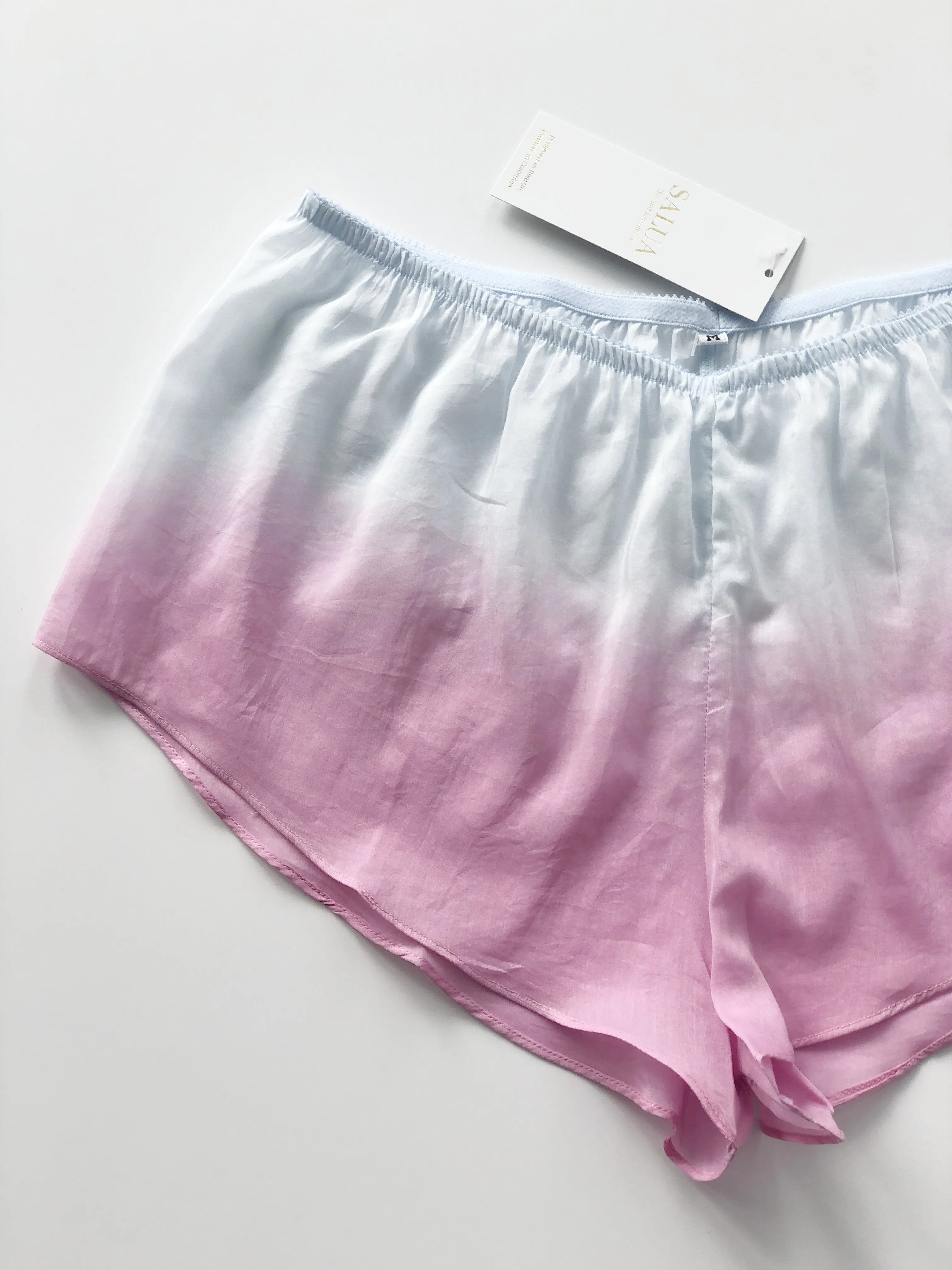 Sheer Gradient Shorts