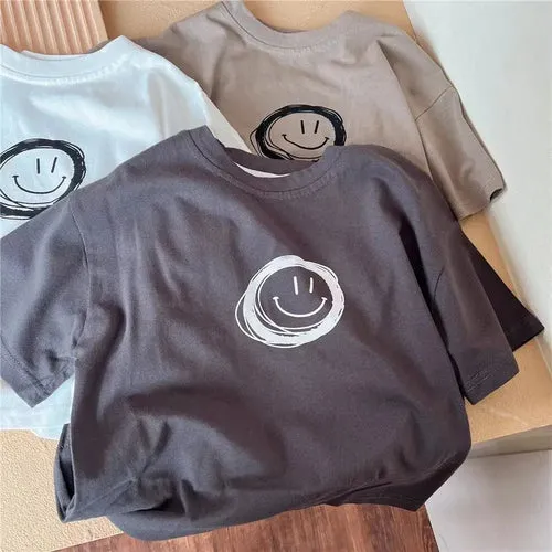 Solid Color Tees Baby Unisex Clothing New Style Simple Fashion