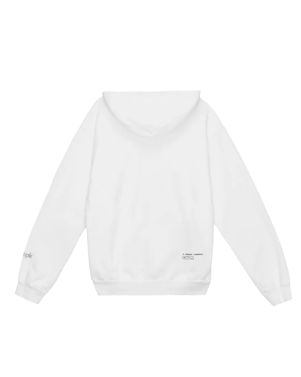 Standard Issue Midweight Hoodie in White