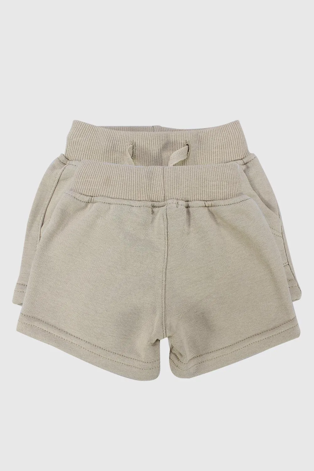 Unisex Beige Comfy Shorts