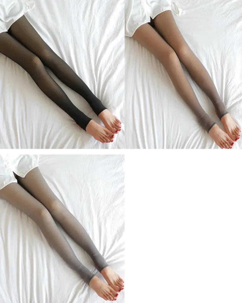 Warm pantyhose leggings for winter