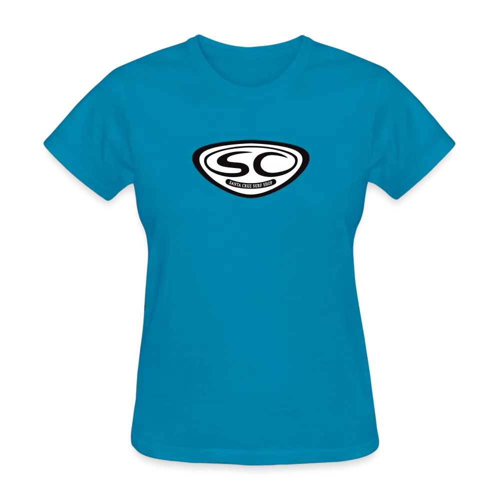 Womens Santa Cruz Surf Shop OG Shield Simple Tee