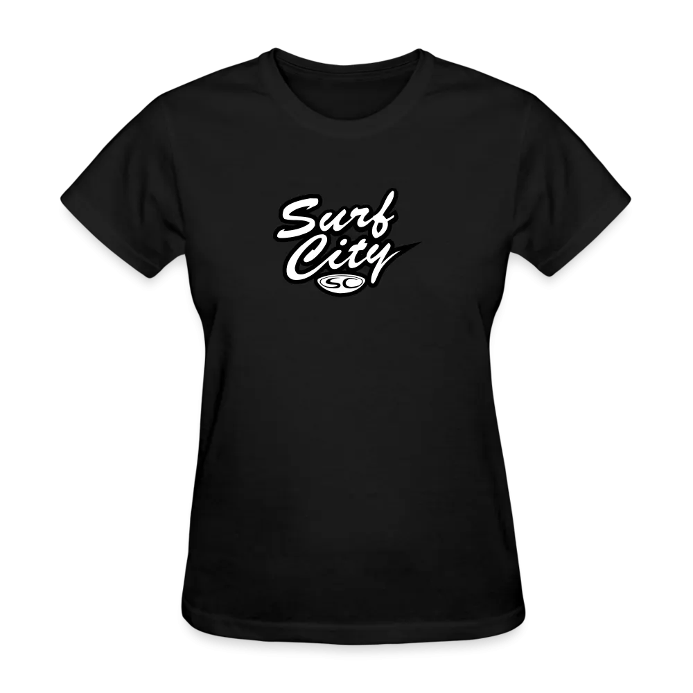 Womens Santa Cruz Surf Shop Surf City Script Simple Tee